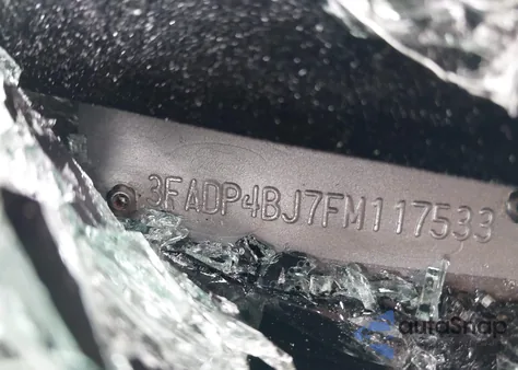 2015 Ford Fiesta Se from USA, damaged, VIN 3FADP4BJ7FM117533